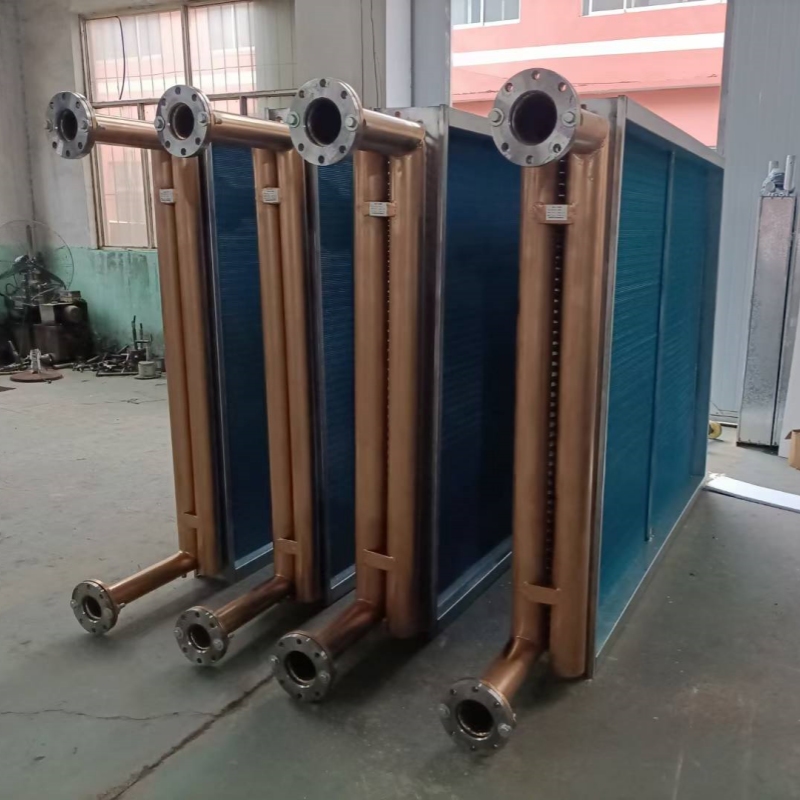 медный трубопровод с алюминиевыми ребрами испарителя