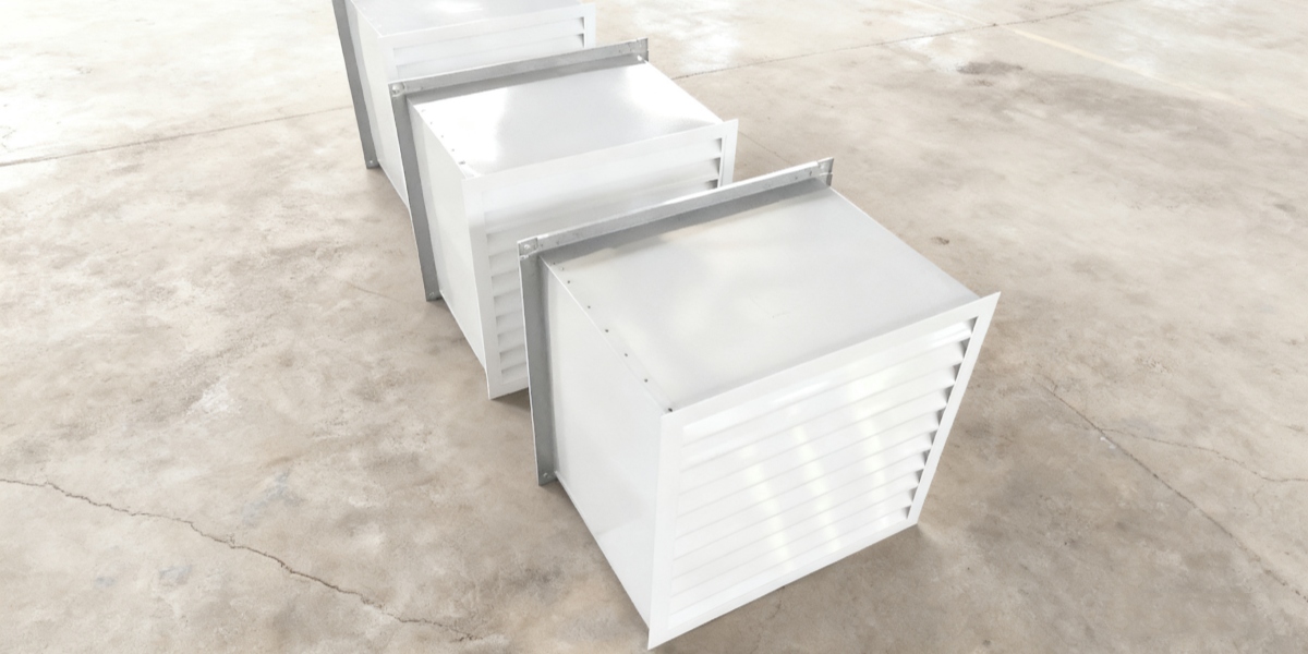 осевой вентилятор настенный промышленный