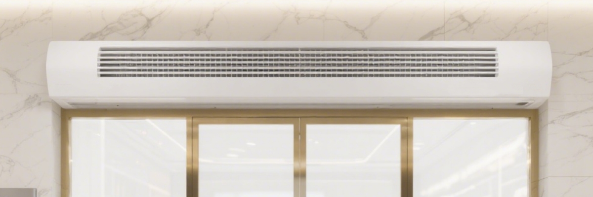 машина воздушной завесы с холодной и горячей водой