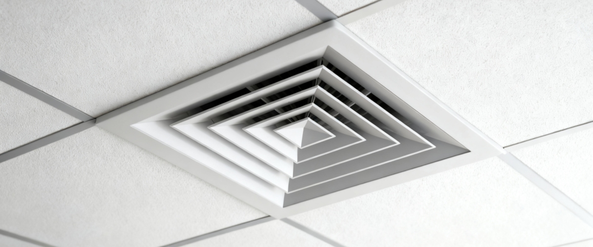 квадратный потолочный диффузор