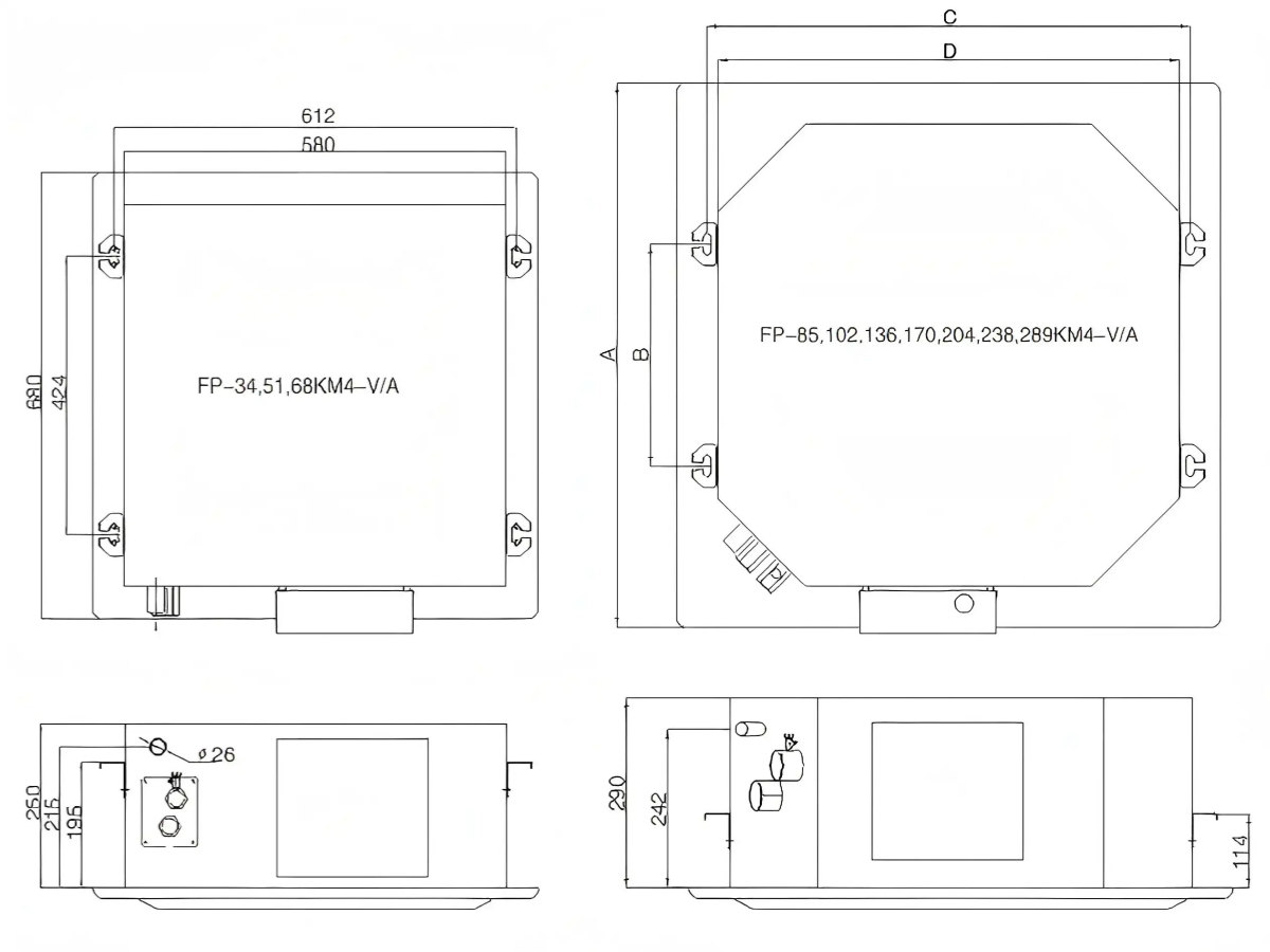 потолочный кондиционер для офиса